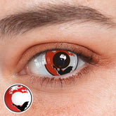 Lentes de contacto de color rojo para cosplay de Trauma Bat